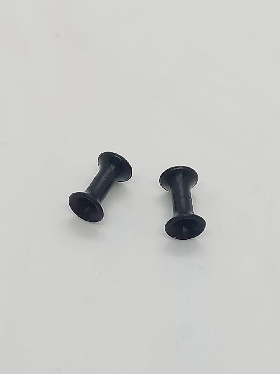 Aros Expansores Oreja 3mm Acampanado Estiradores Silicona-4