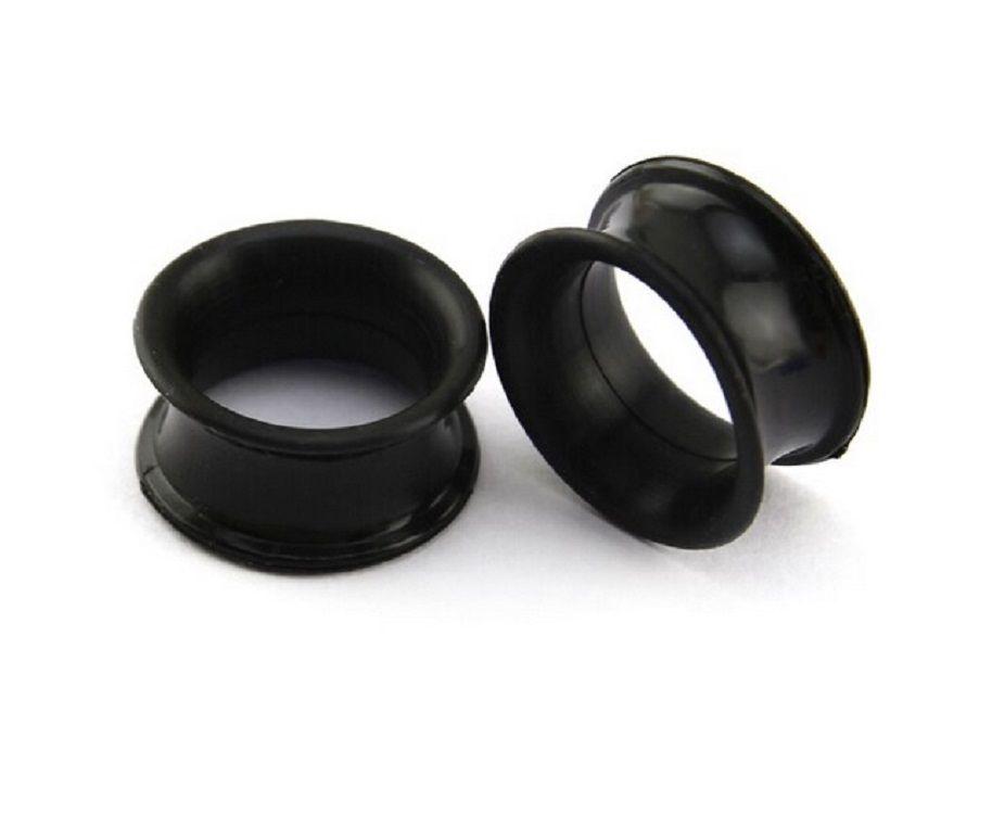 Aros Expansores Oreja 3mm Acampanado Estiradores Silicona-7