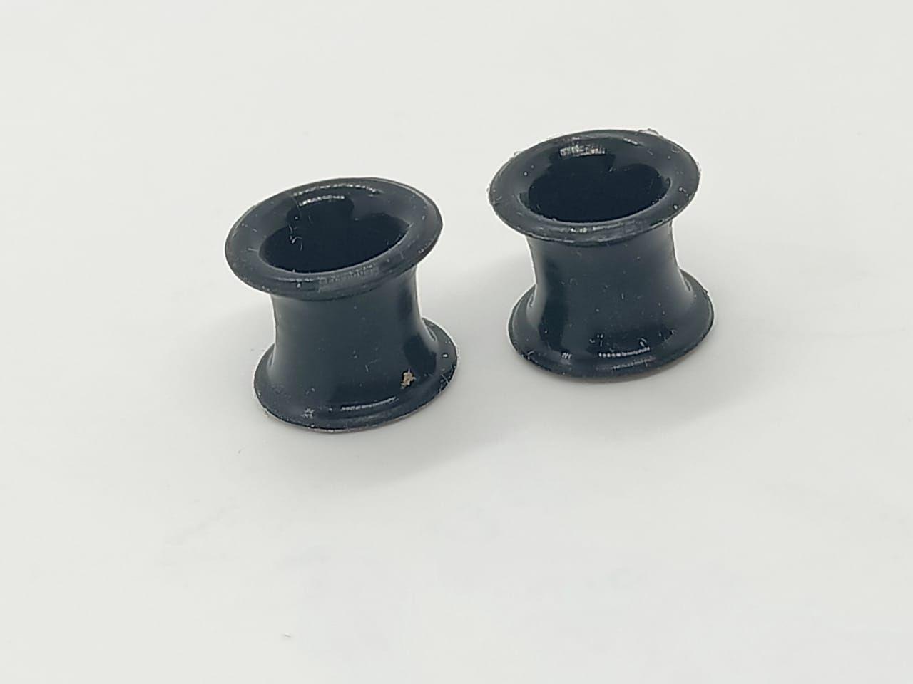 Aros Expansores Oreja 3mm Acampanado Estiradores Silicona-8