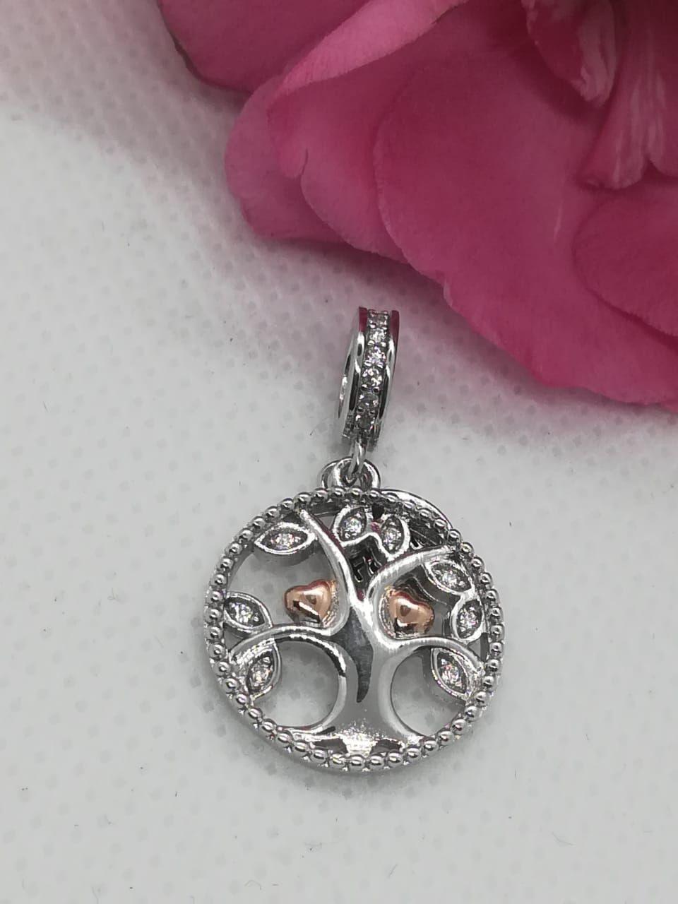 Charm dije abalorio plata 925 Árbol de la vida-7