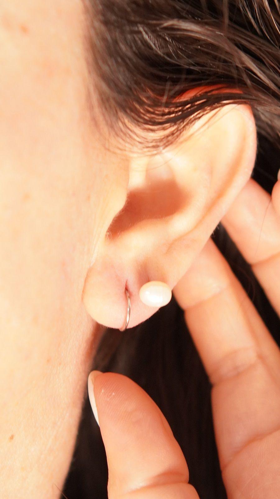 Argollas Clicker 8mm 20g Acero Quirurgico Plateadas Ligeras-2