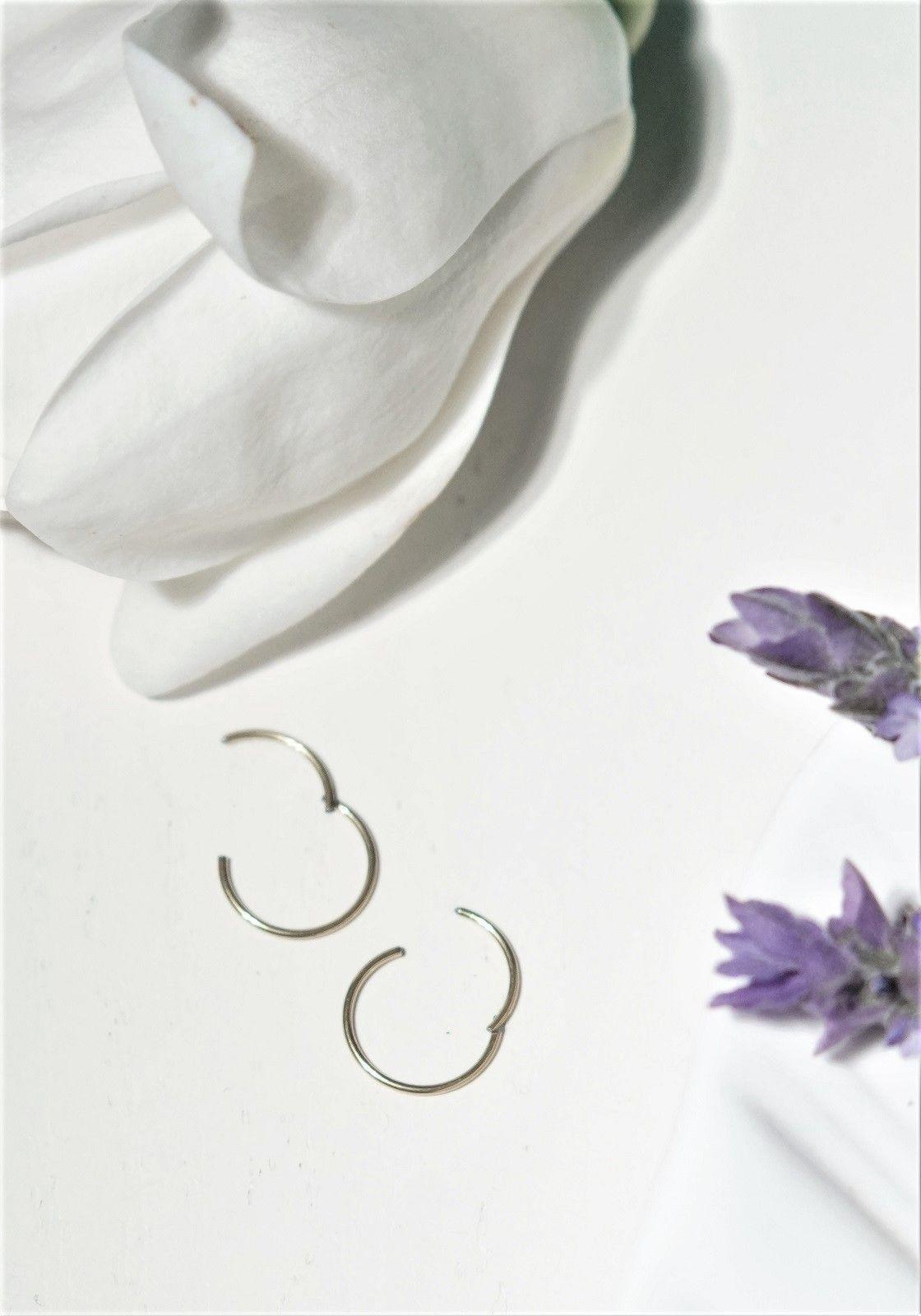 Argollas Clicker 8mm 20g Acero Quirurgico Plateadas Ligeras-3