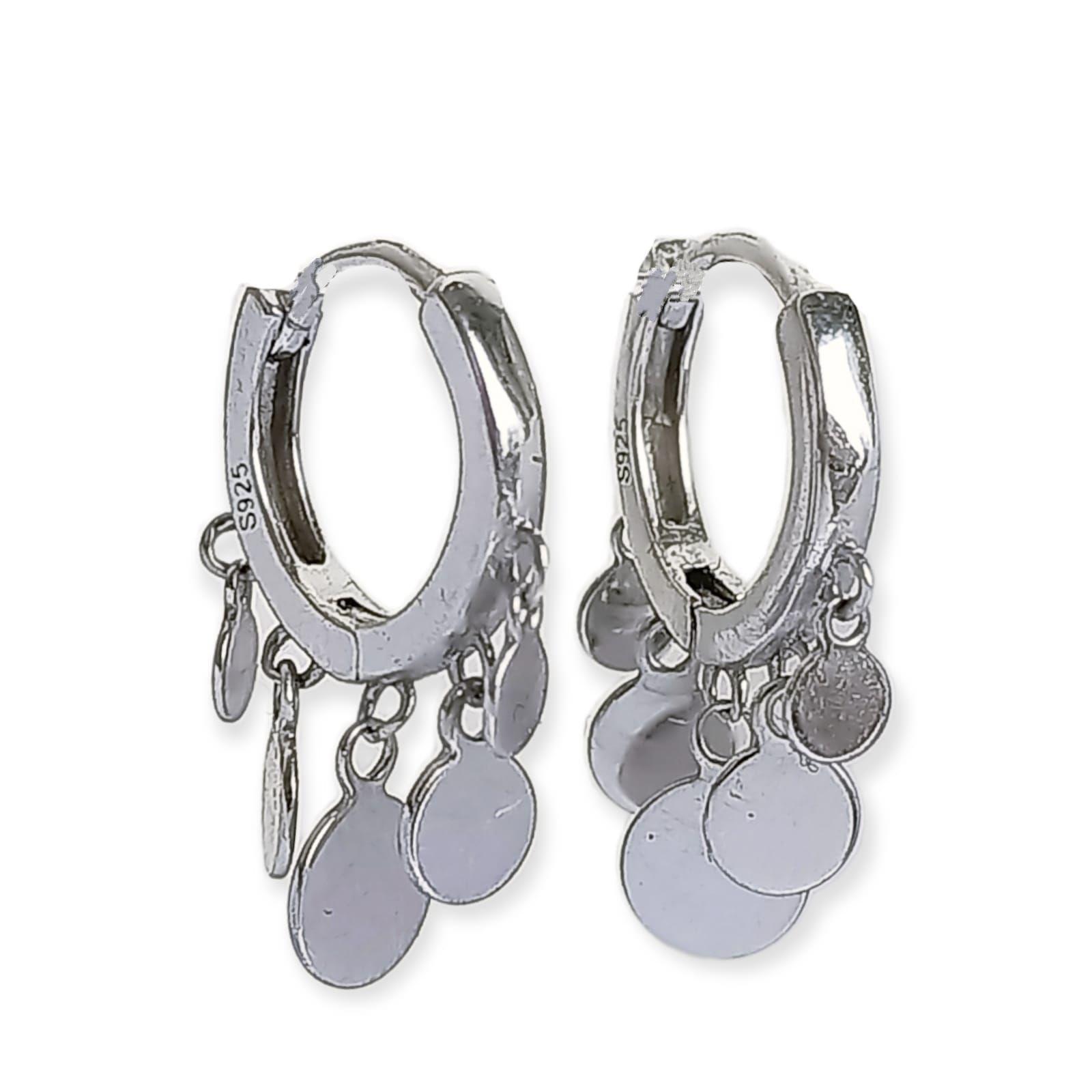 Pack De Aros Punto Luz Argollas Huggies Plata 925 Piercing-4
