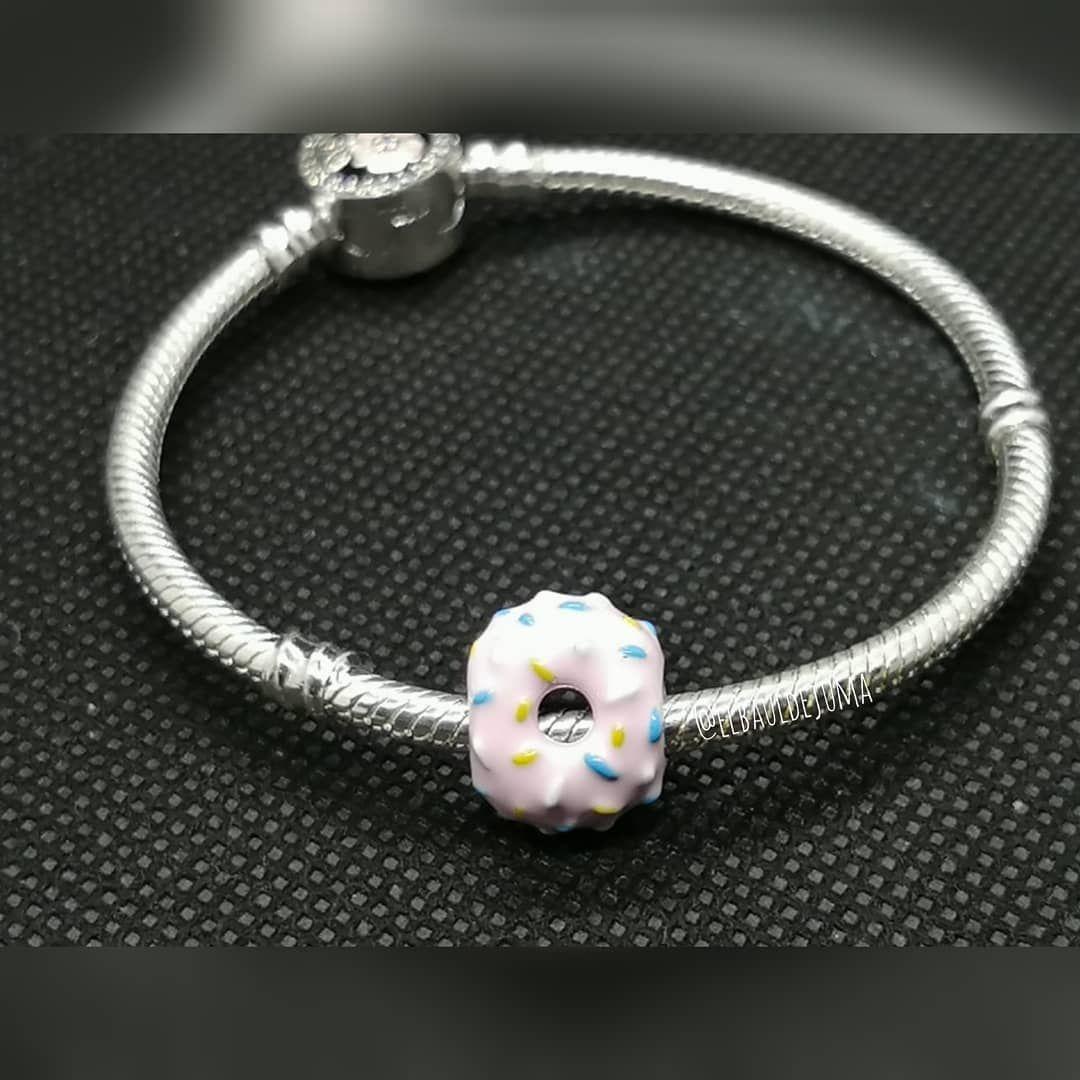 Charm dije abalorio Dona Donita plata 925 rosada -3