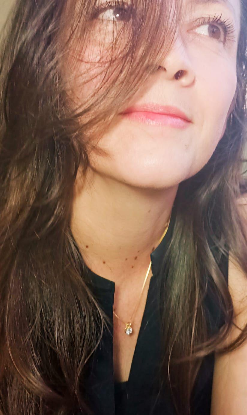 Colgante Punto Luz 1 Ct Moissanita Certificado bañado en Oro 18kl-2