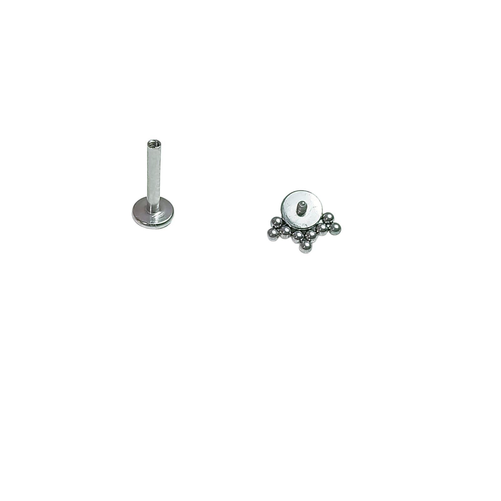 Piercing Oreja Tragus Conch Labret Modelo Corona Hipoalergenico Unidad-4