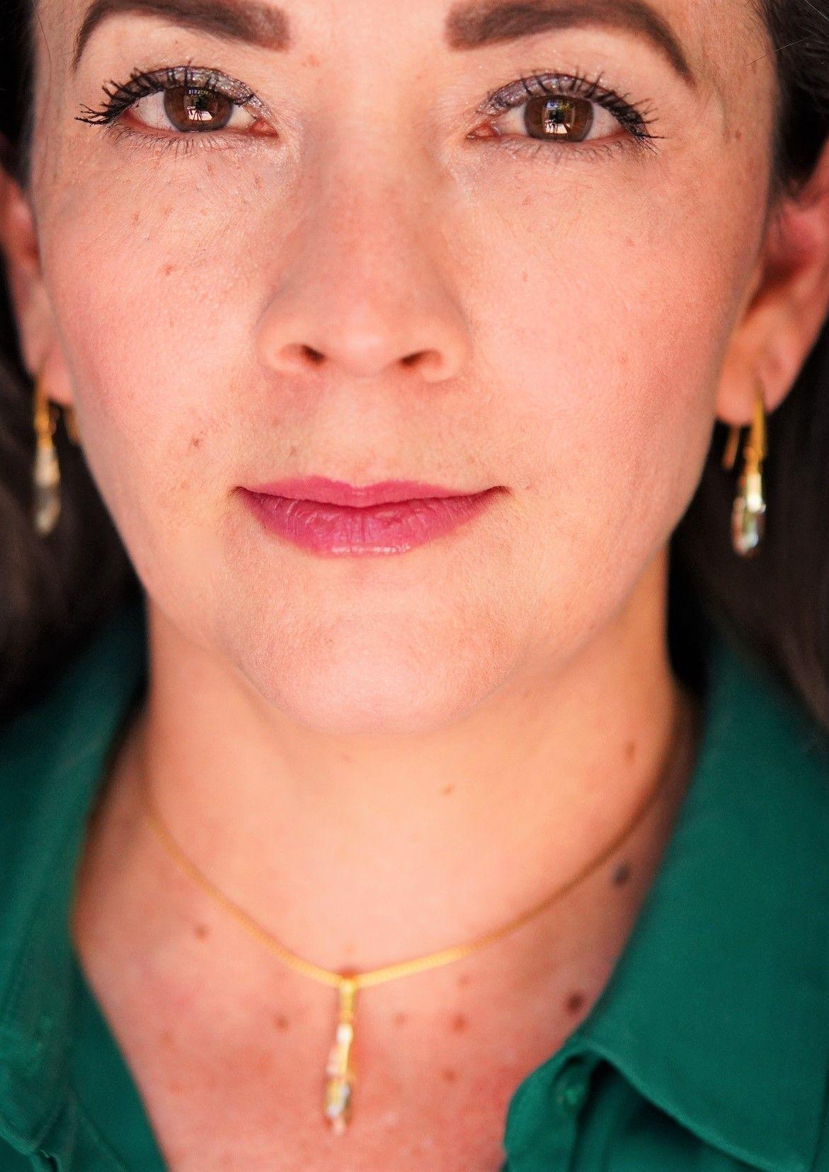 Conjunto Veronica collar ajustable cristales austriacos chapado en oro 18k-2