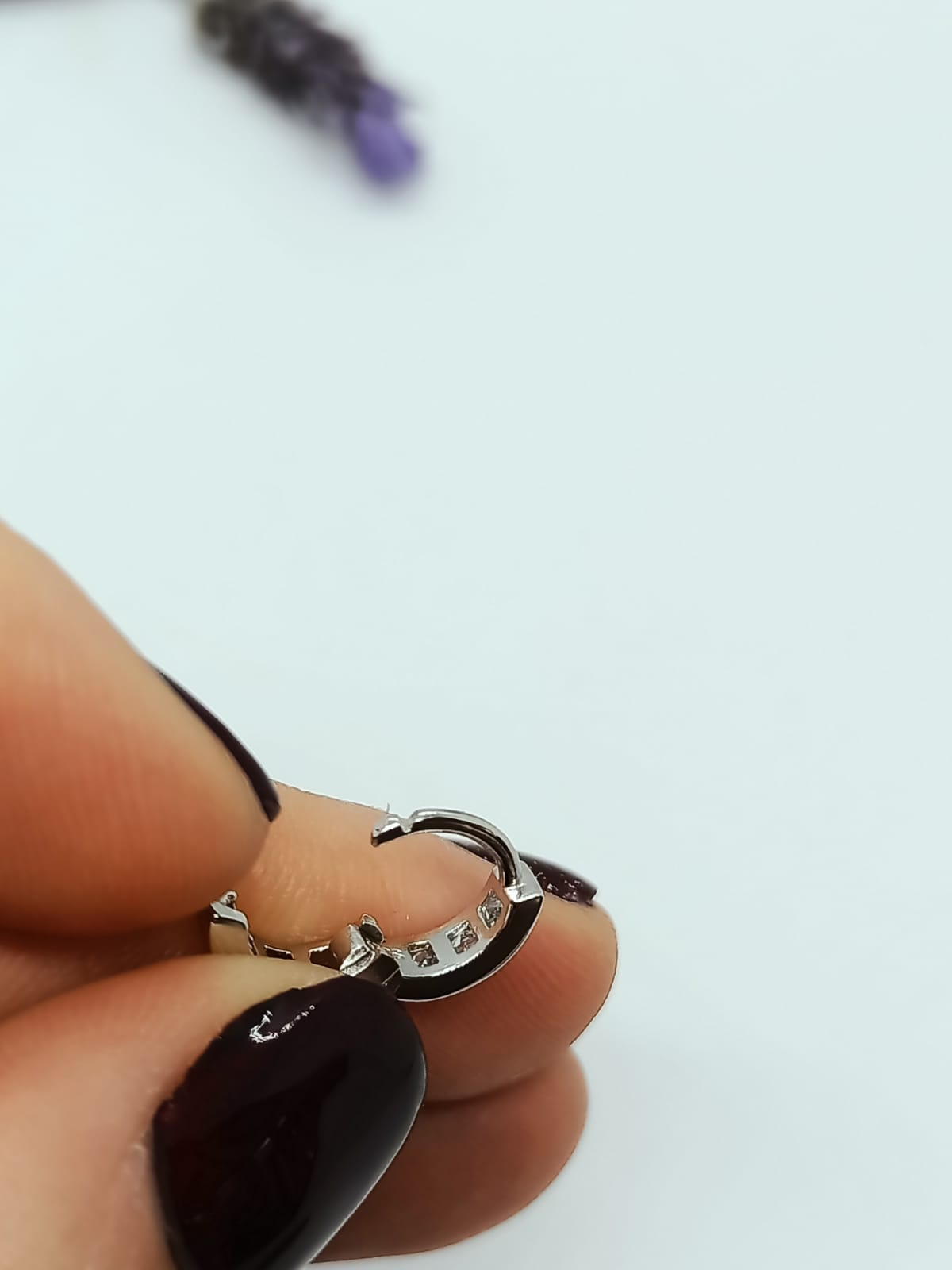 Argollas Chicas Zirconia Brillo Plata 925 Niñas Adultos Amor-4