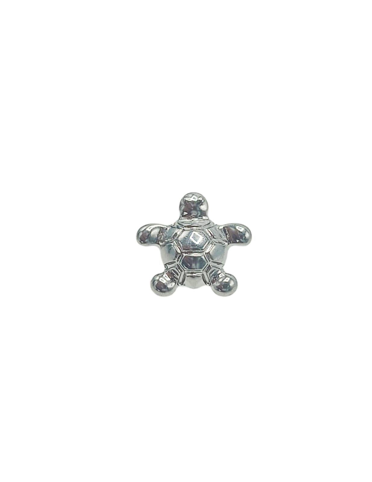 Piercing Labret Astm F136 G23 Acero Titanio Tortuga Tragus-3