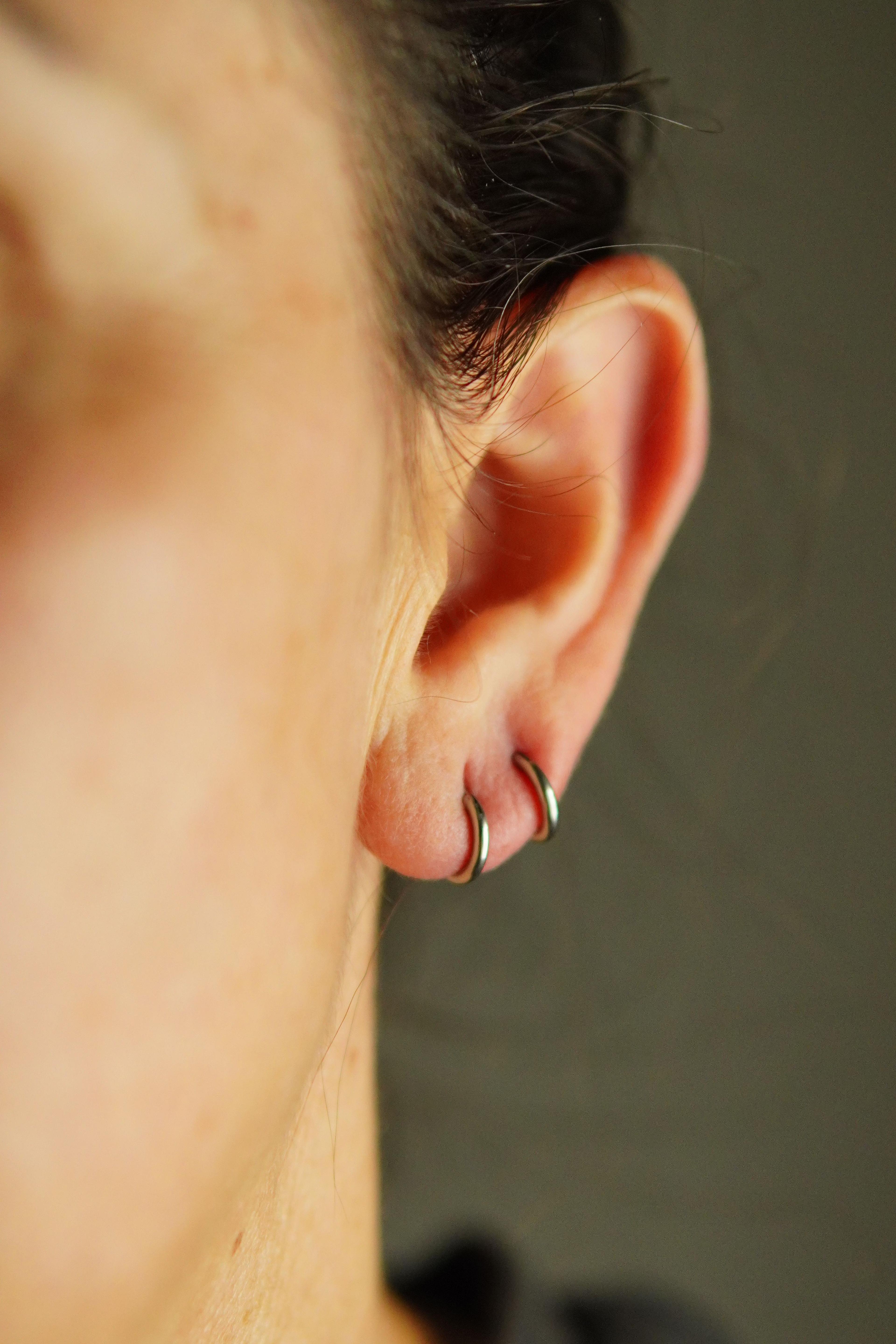 Argollas Lisas 6mm Aros Titanio Astm F136 -2