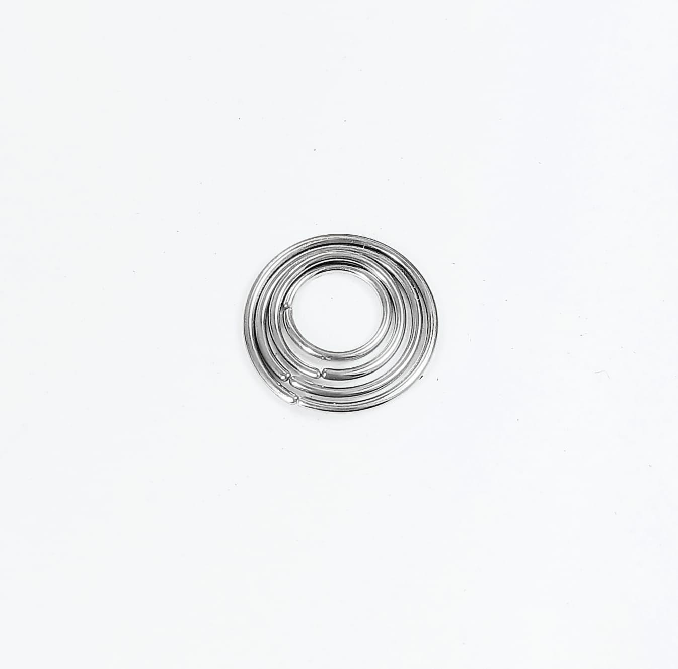 Set 4 Piercing ideal septum Plateado Nostril Daith Tragus Helix Pack Punk-1