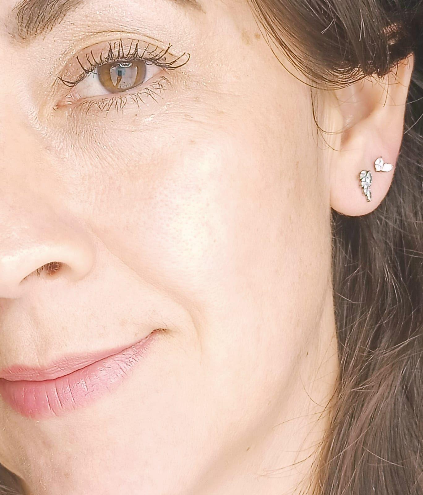 Piercing Labret Tragus F136 G23 Acero Titanio Hoja Circonio-3