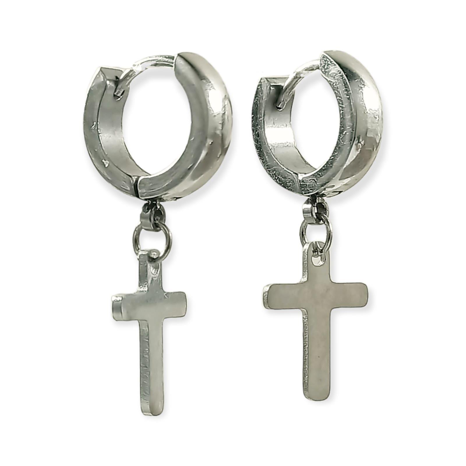 Pack De 2 Pares De Argollas Lisas Plateadas Helix Piercing-5