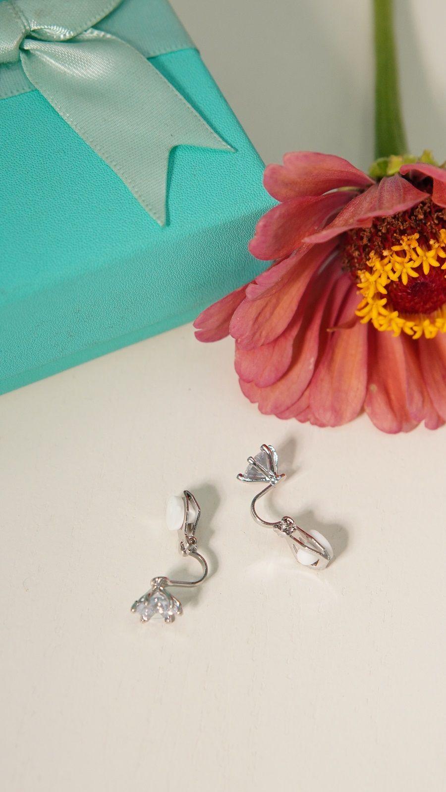 Aros Elizabeth sin perforacion punto de luz elegante-2