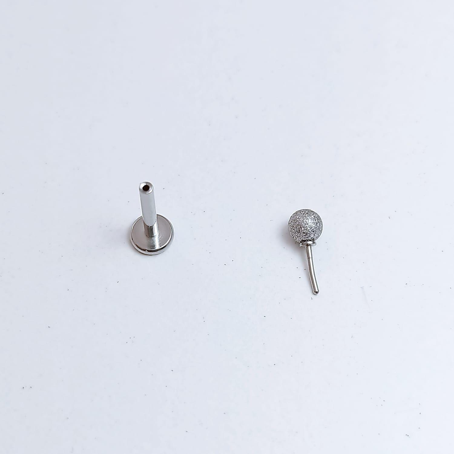 Set Piercing Modelo Nova Acero Quirúrgico Nostril Labret Punto Trepador-2