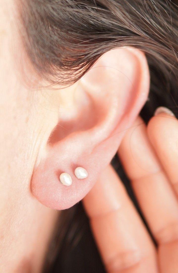 Aros Marisa perlas de rio 3mm titanio ASTM F136 Riviere-2