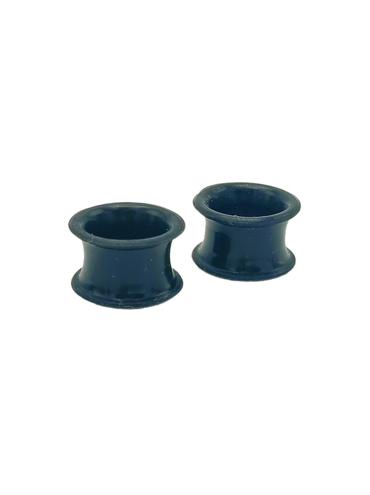 Aros Expansores Oreja 8mm Acampanado Estiradores Silicona-0
