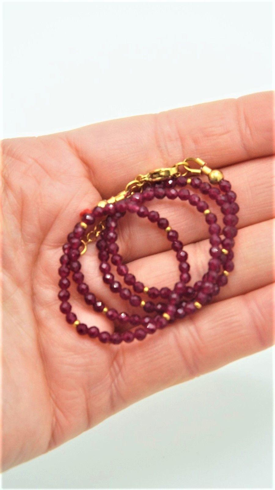 Collar gargantilla Rubi 4mm chapado en oro 18k Terranova-3