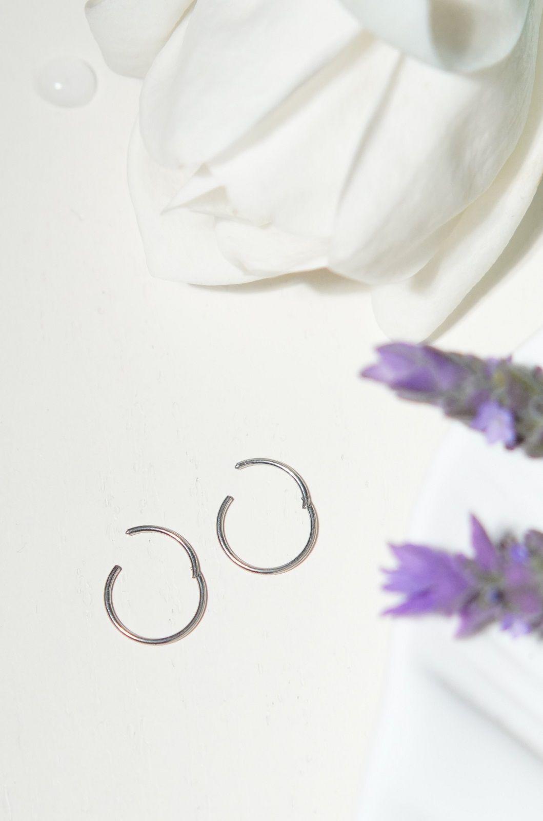 Argollas Clicker 10mm 20g Acero Quirurgico Plateadas Ligeras-4