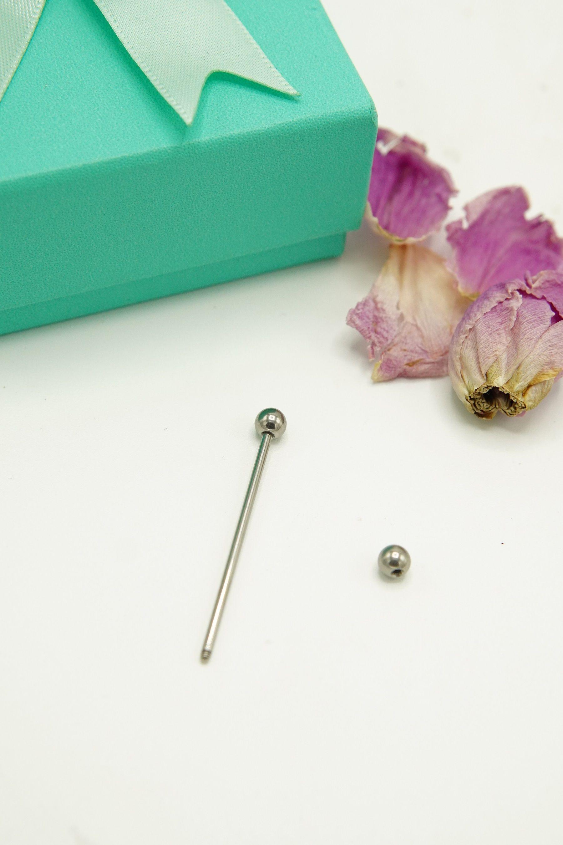 Piercing Industrial Titanio Astm F136 Labret 14g Oreja-2