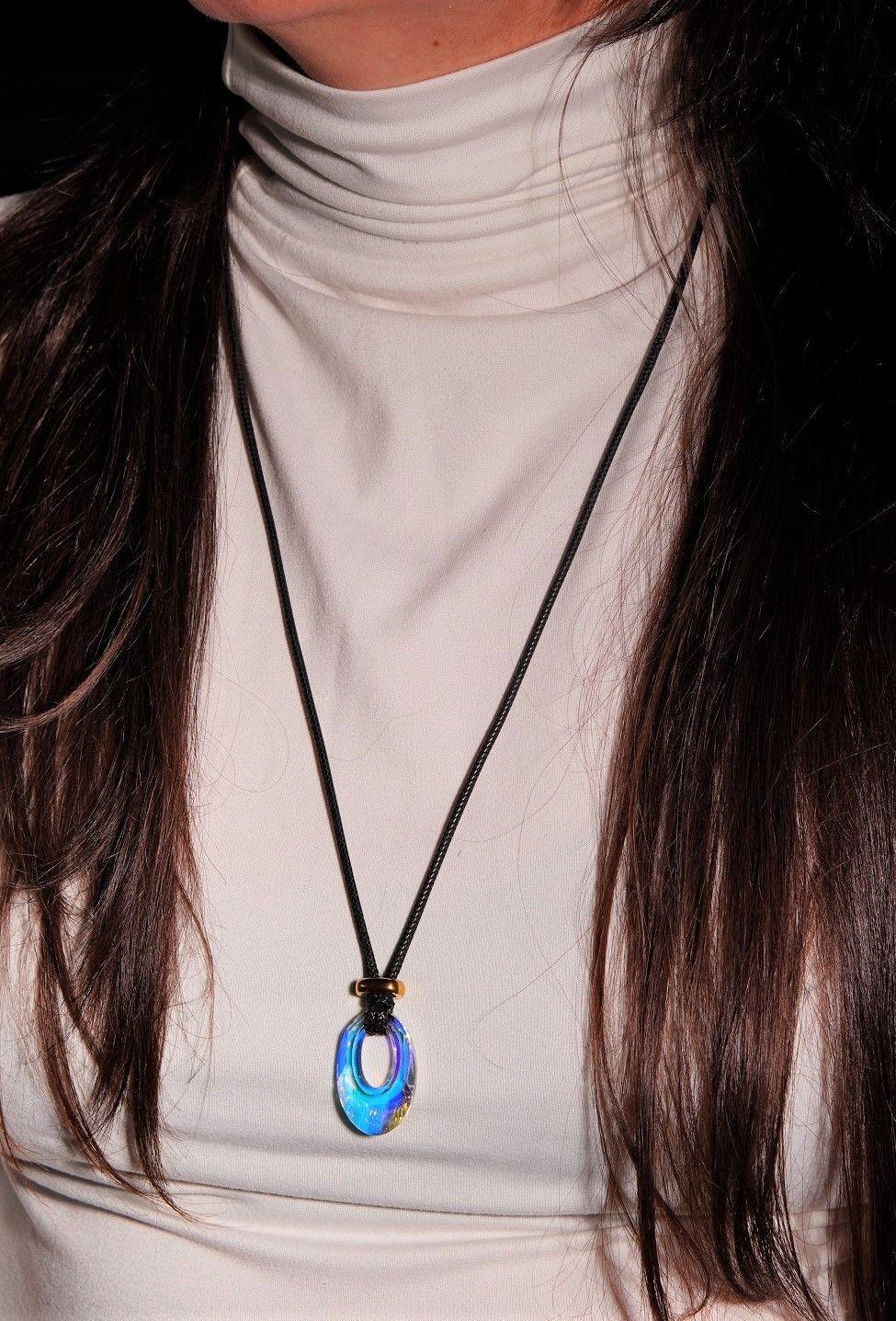 Colgante ajustable JD con Cristal Swarovski helios aurora boreal-3