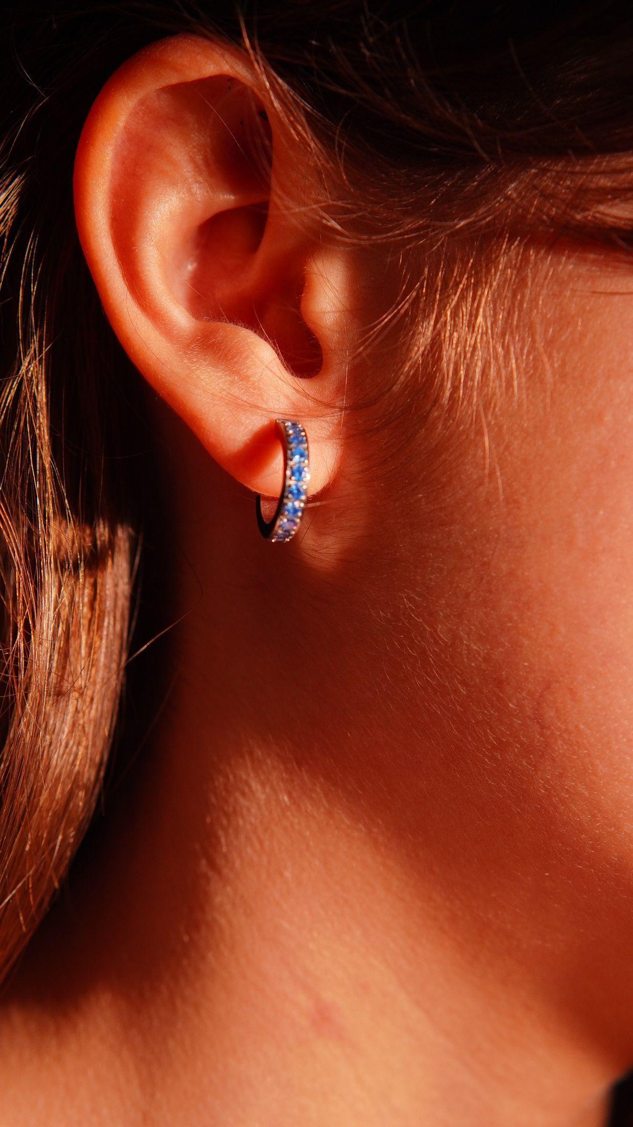 Aros zirconias azules 10mm Titanio Astm F136-2