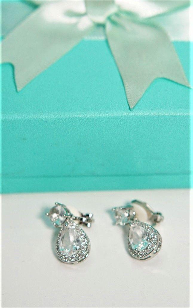 Aros largos sin perforacion Isabella elegantes zirconias-3