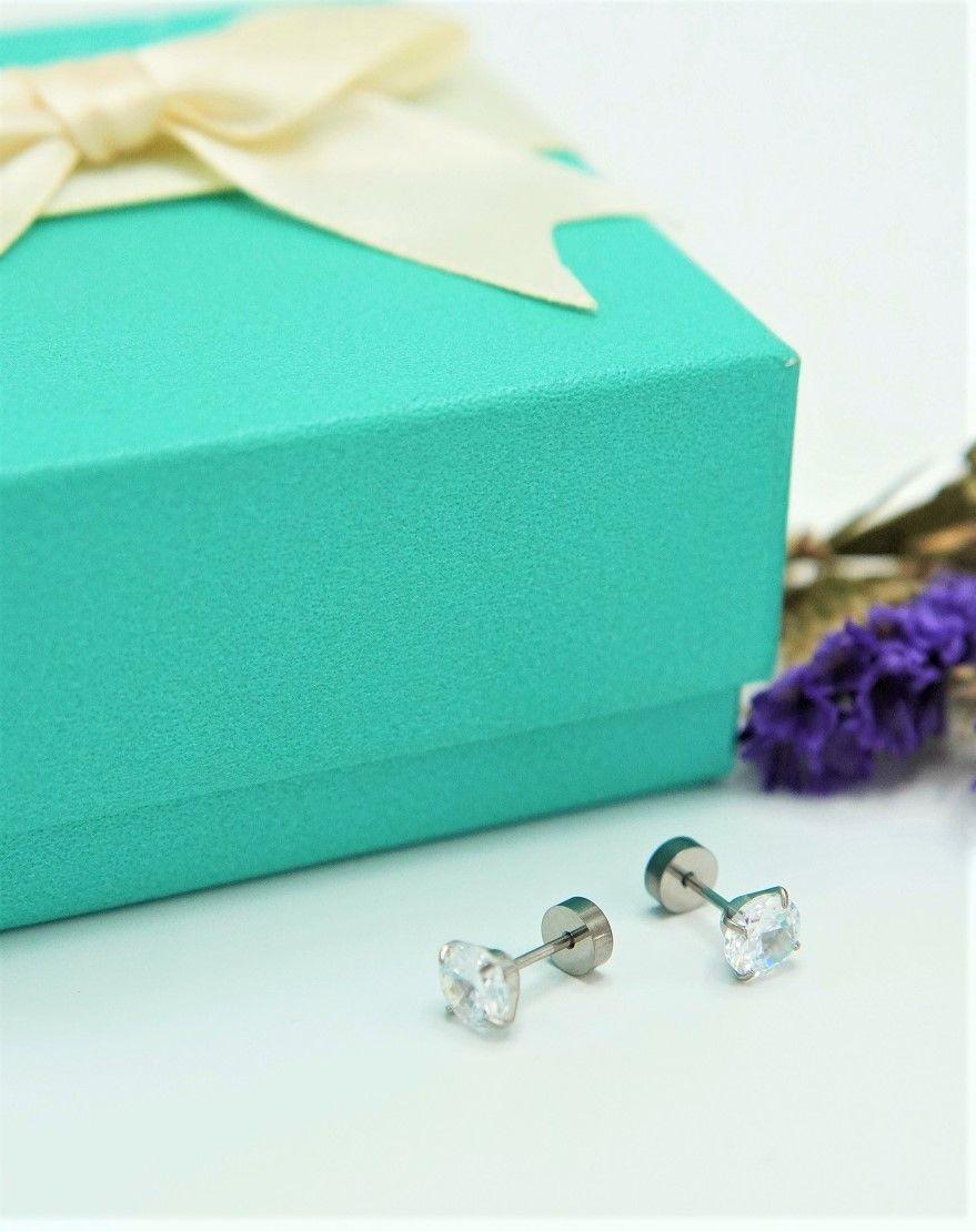 Aros punto de luz 6mm titanio G23 tapa seguridad 20g-3