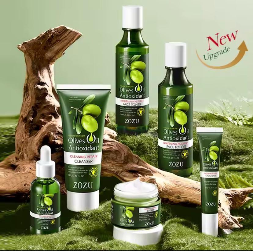 ZOZU Set de 6 piezas con Aceite de Oliva Antiarrugas y Calmante-3