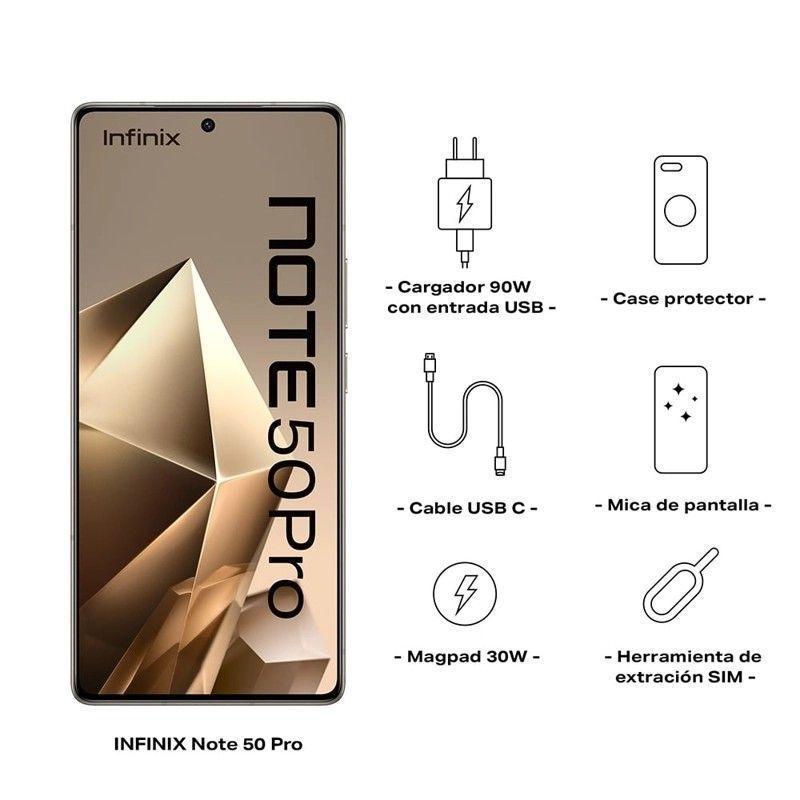 INFINIX NOTE 50PRO 8RAM 256GB TITANIUM GREY-2