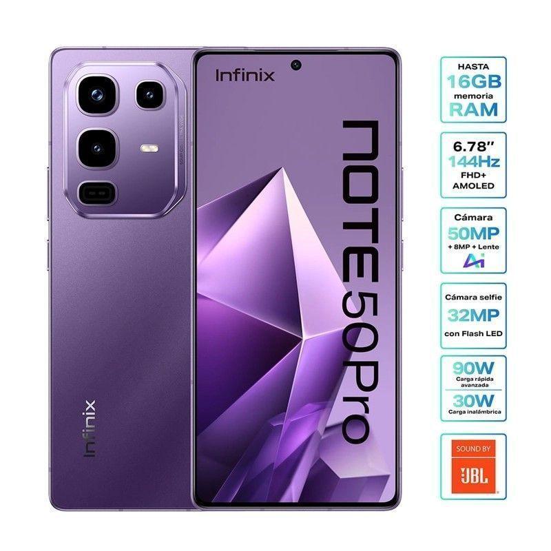 INFINIX SMARTPHONE NOTE 50PRO 8RAM 256GB ENCHANTED PURPLE-3