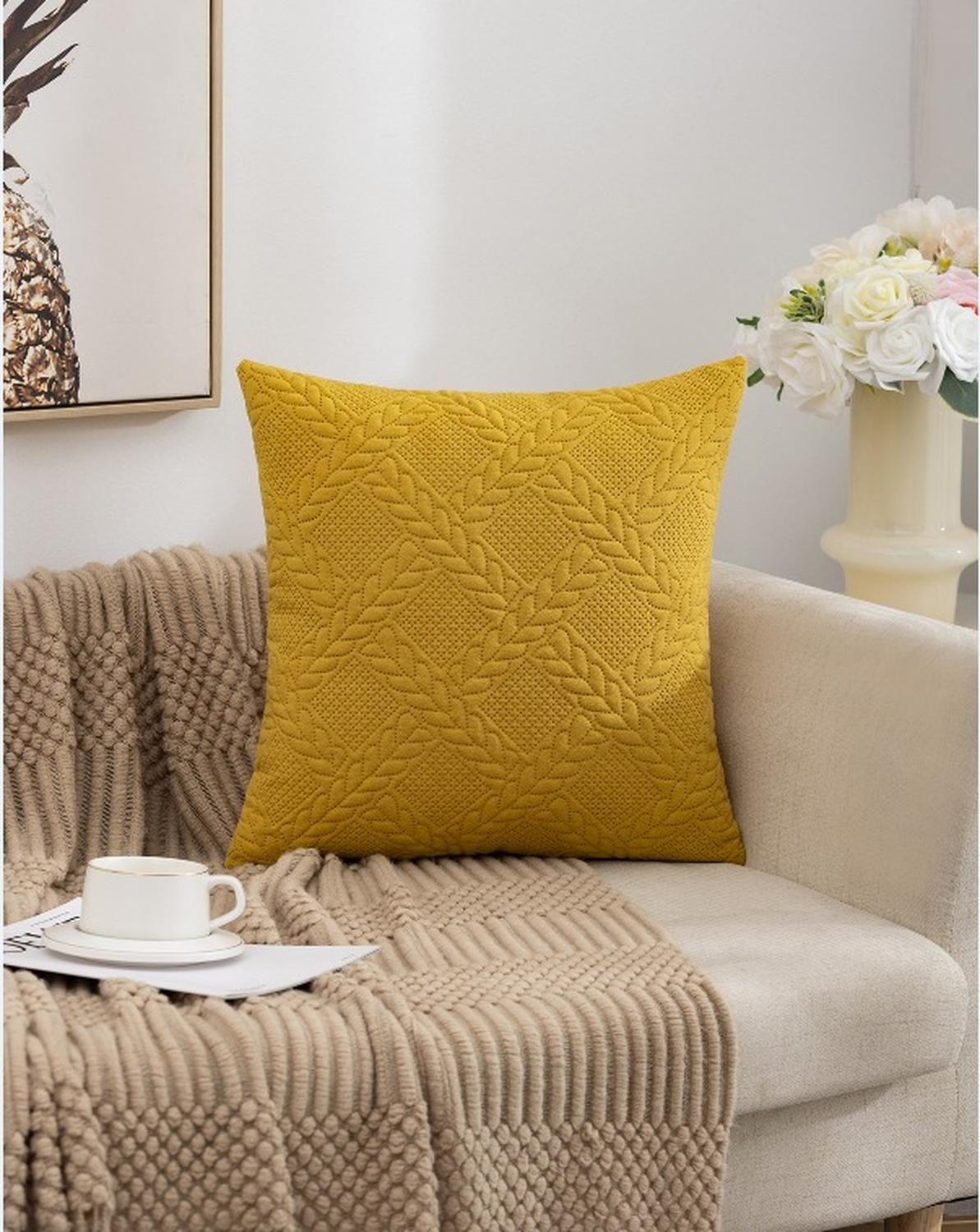 Funda Cojin Decorativa Interior-exterior Plush Flores (45X45)-0