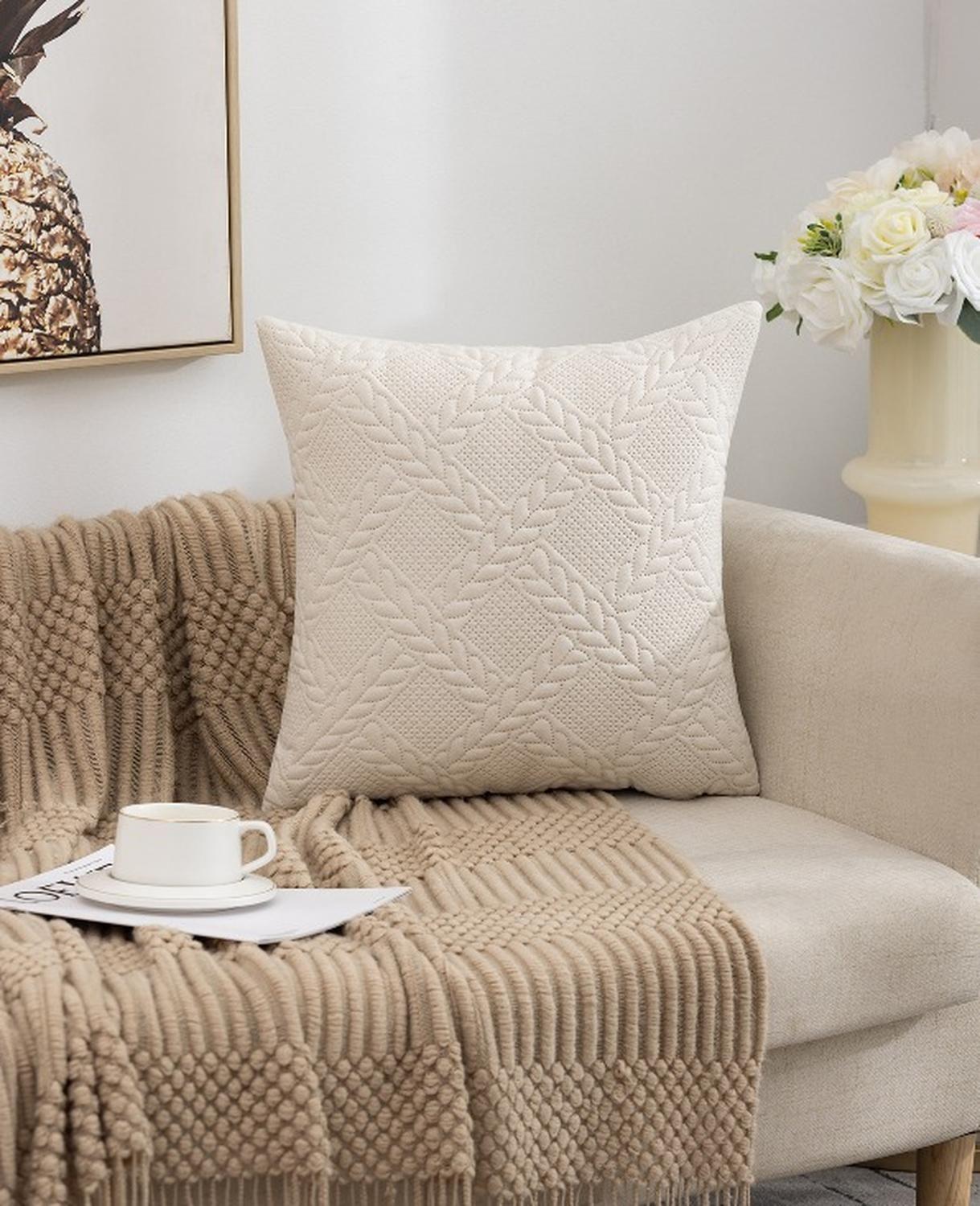 Funda Cojin Decorativa Interior-exterior Plush Flores (45X45)-0