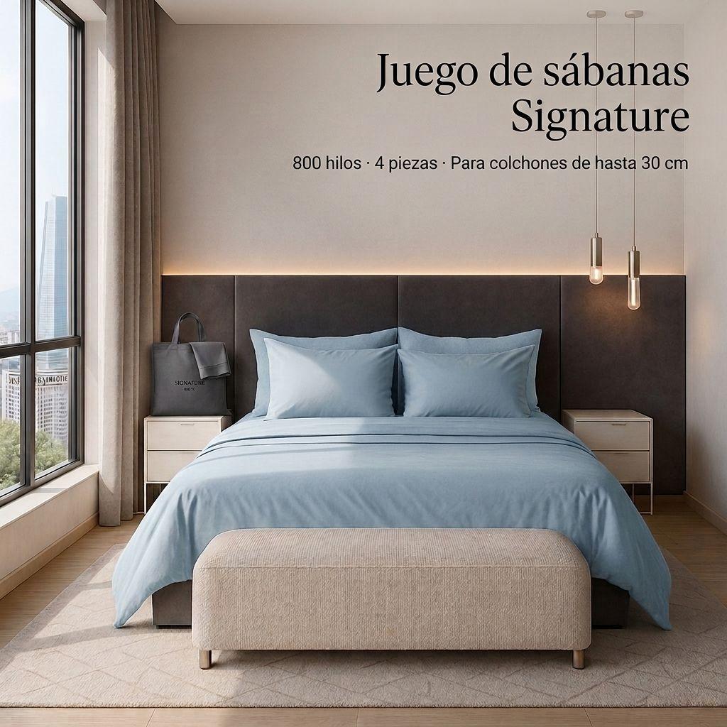 SABANAS 800 HILOS SIGNATURE BURDEO 2 PLAZAS 794-2