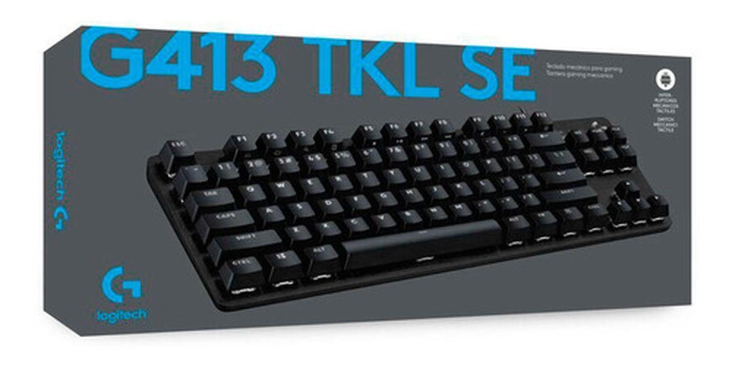Teclado Gamer Logitech G413 Tenkeyless Blacklight Mecanico-0