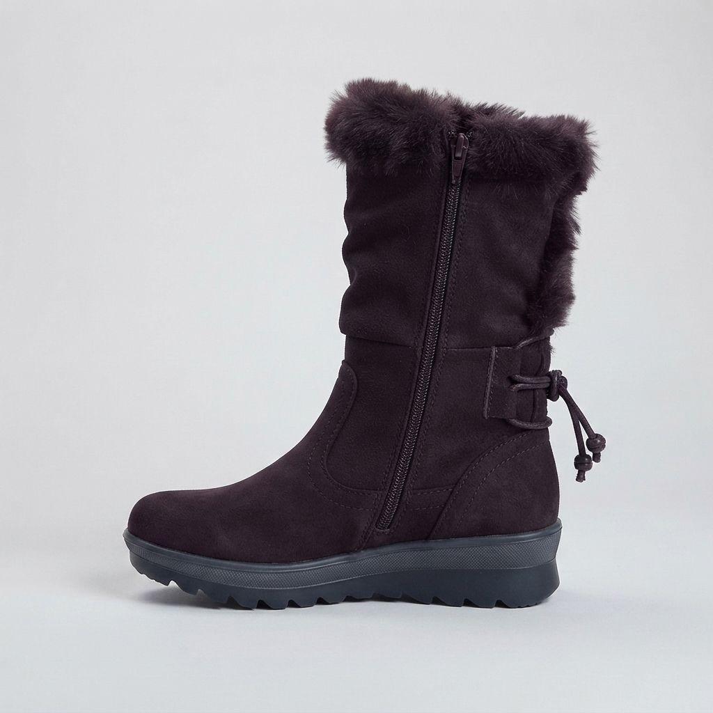 Botas Caña Alta Mujer Casual Tendencia Otoño Invierno Marrón 7140 Versátil-7