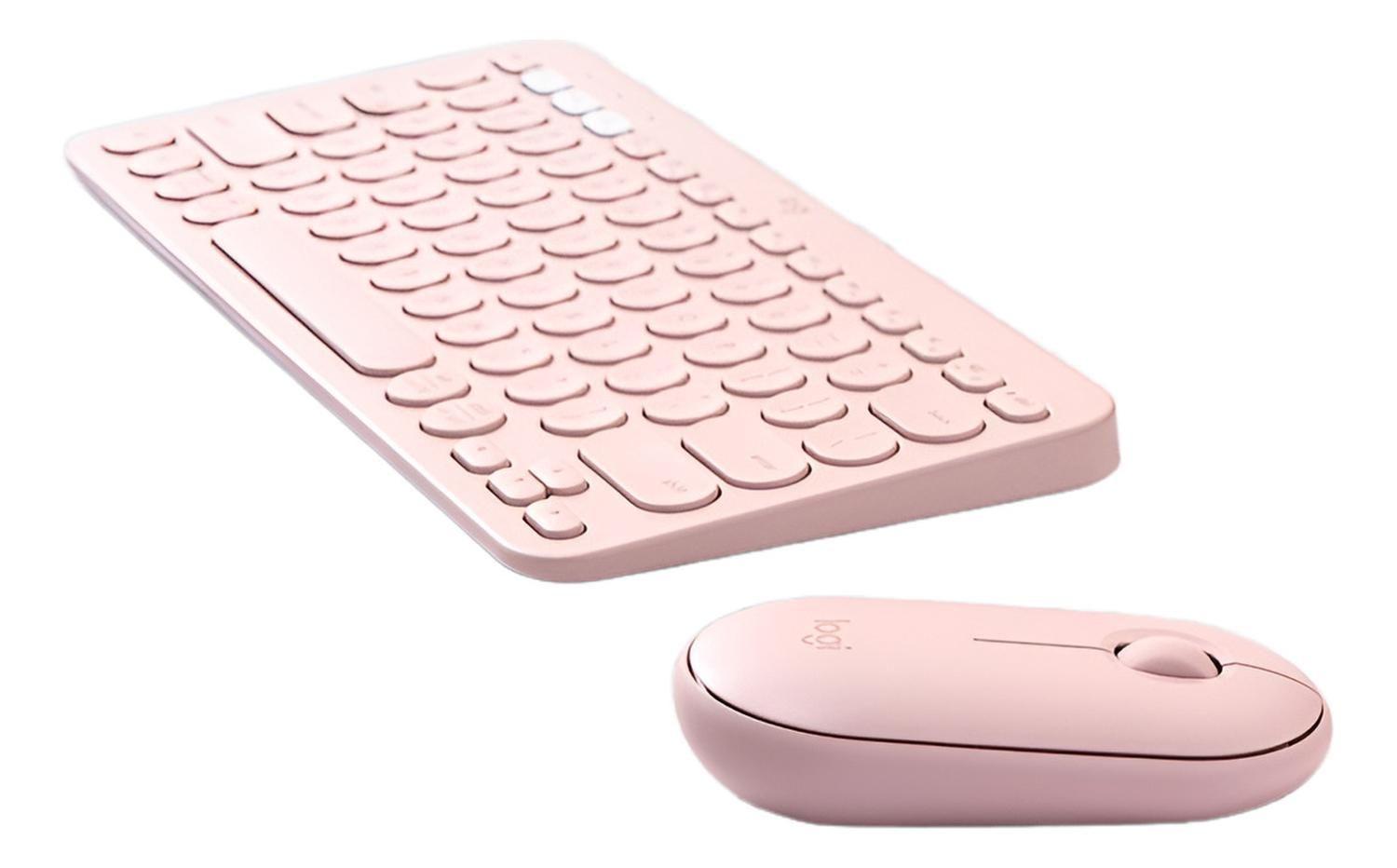 Mouse Inalámbrico Logitech Pebble M350 Color Rosa-2