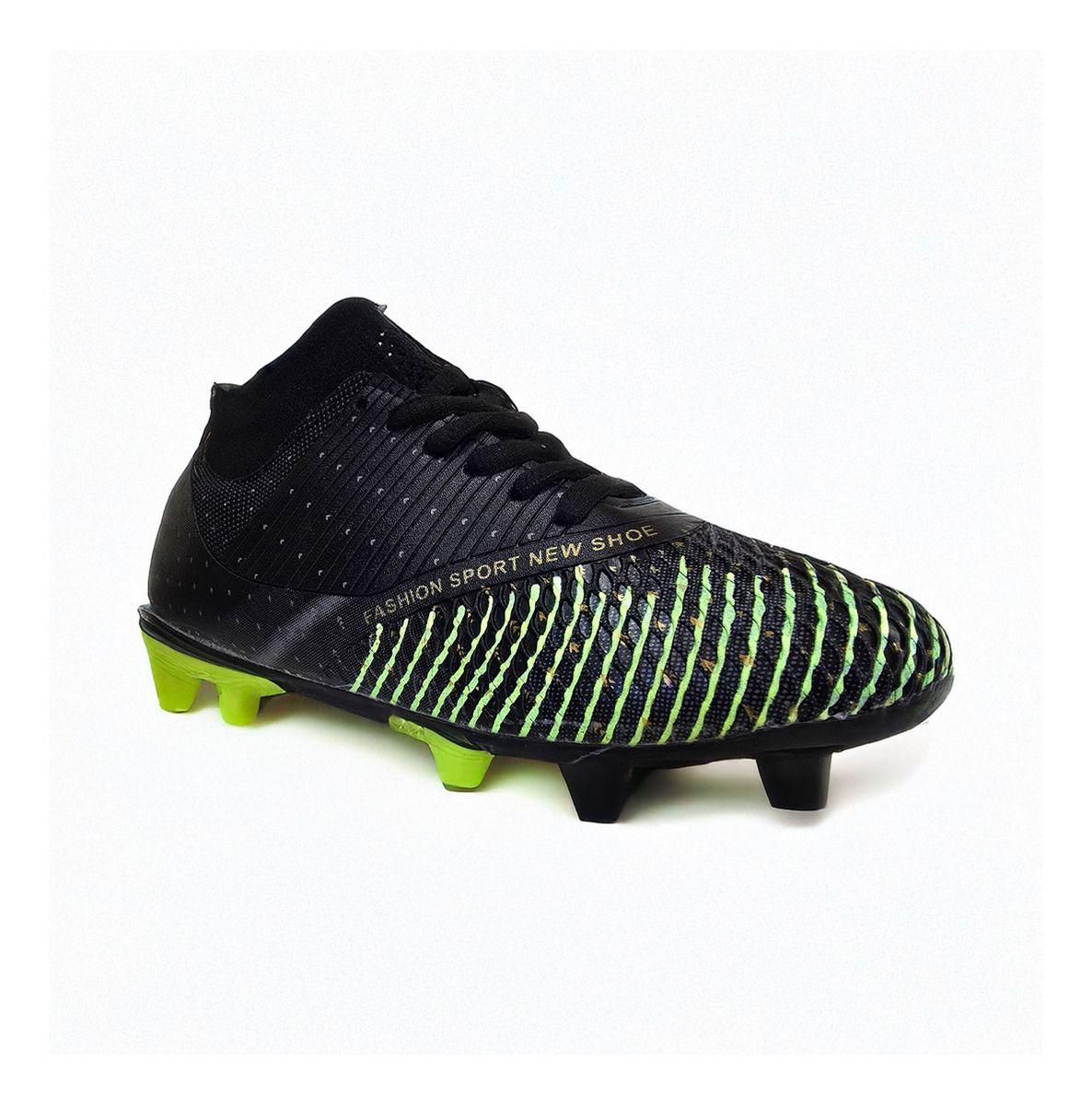 Zapatos Fútbol Negro | Agilidad y Diseño Superior 35-40 - 7709-0