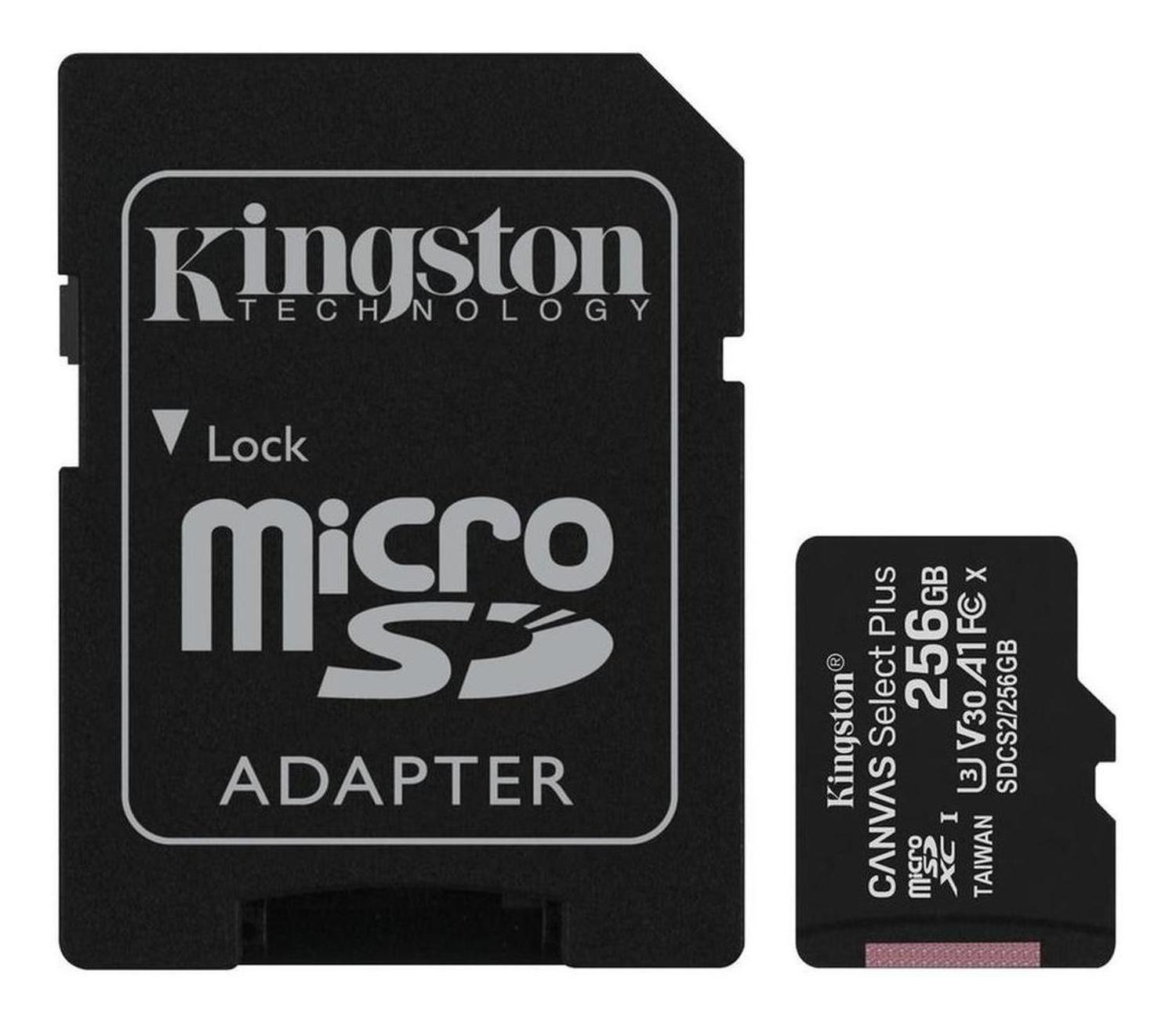 Tarjeta Memoria Kingston Sdcs2/256gb Con Adaptador Sd 256gb-0