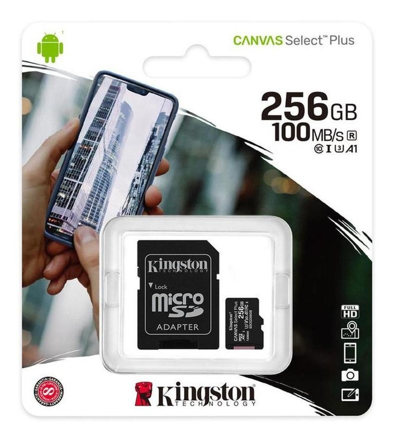 Tarjeta Memoria Kingston Sdcs2/256gb Con Adaptador Sd 256gb-1