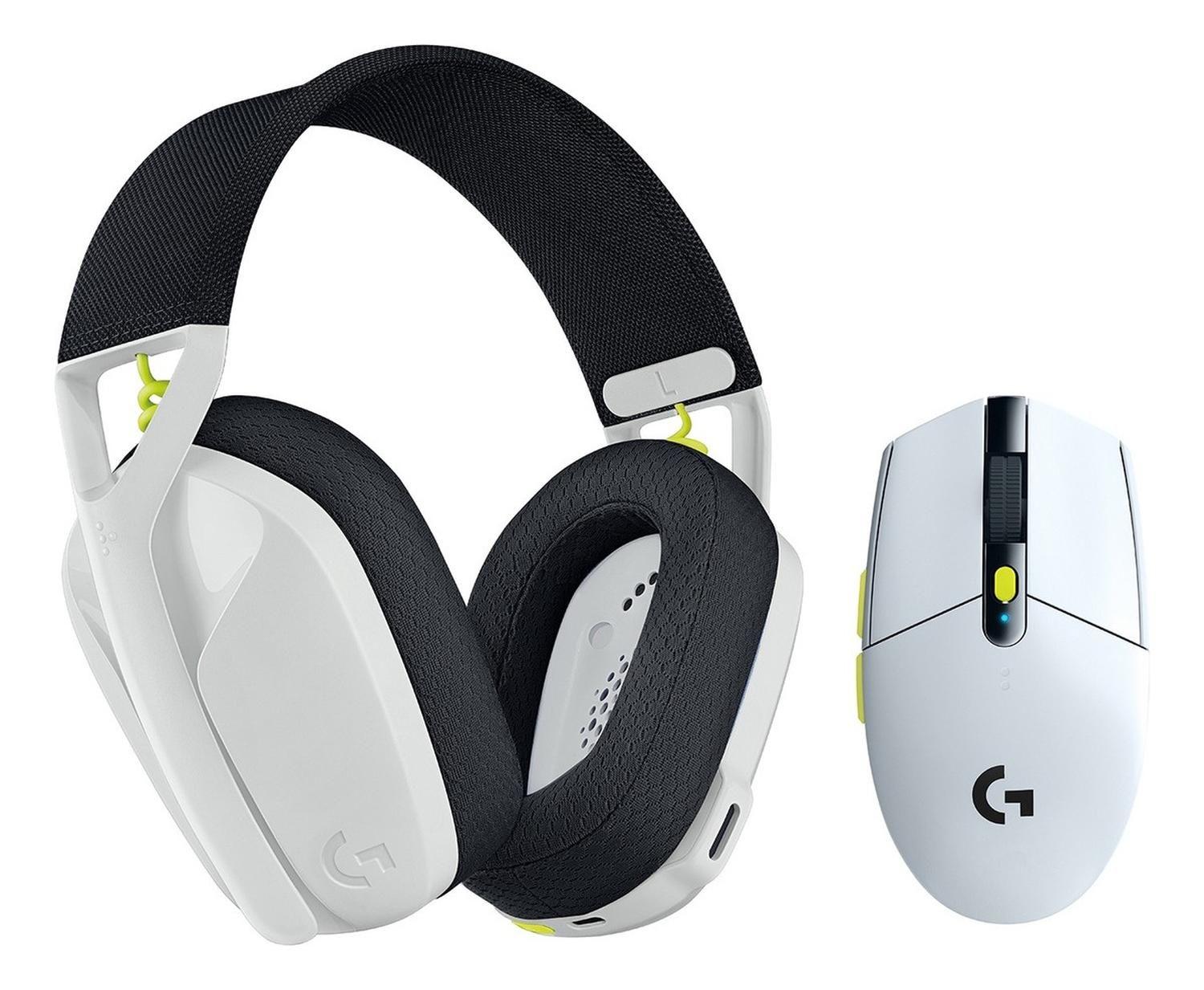 Audífono Logitech Serie G G435 + Mouse G305 Blanco Color-0