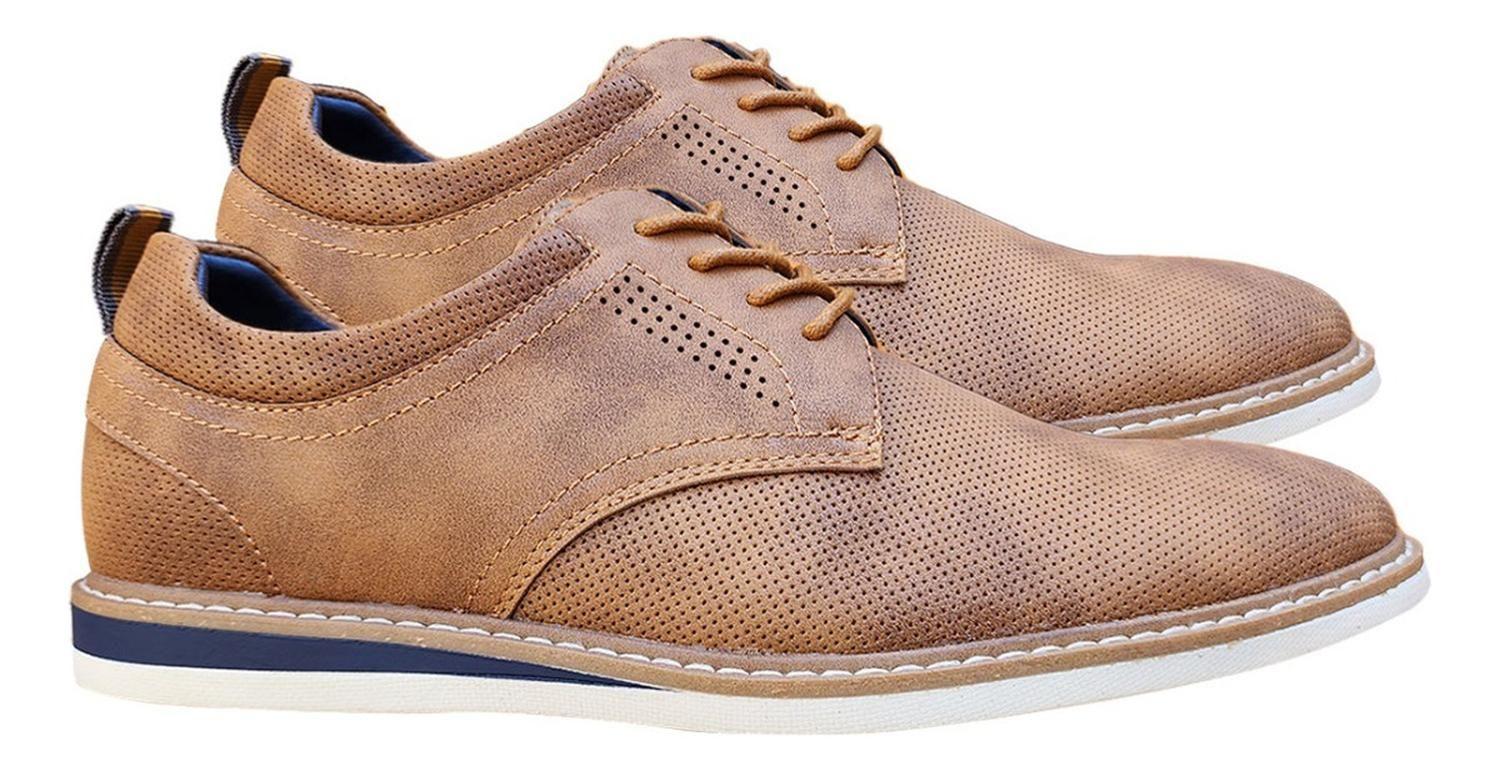 Zapato Casual Semi-formales Para Caballero Confortable 7430-2