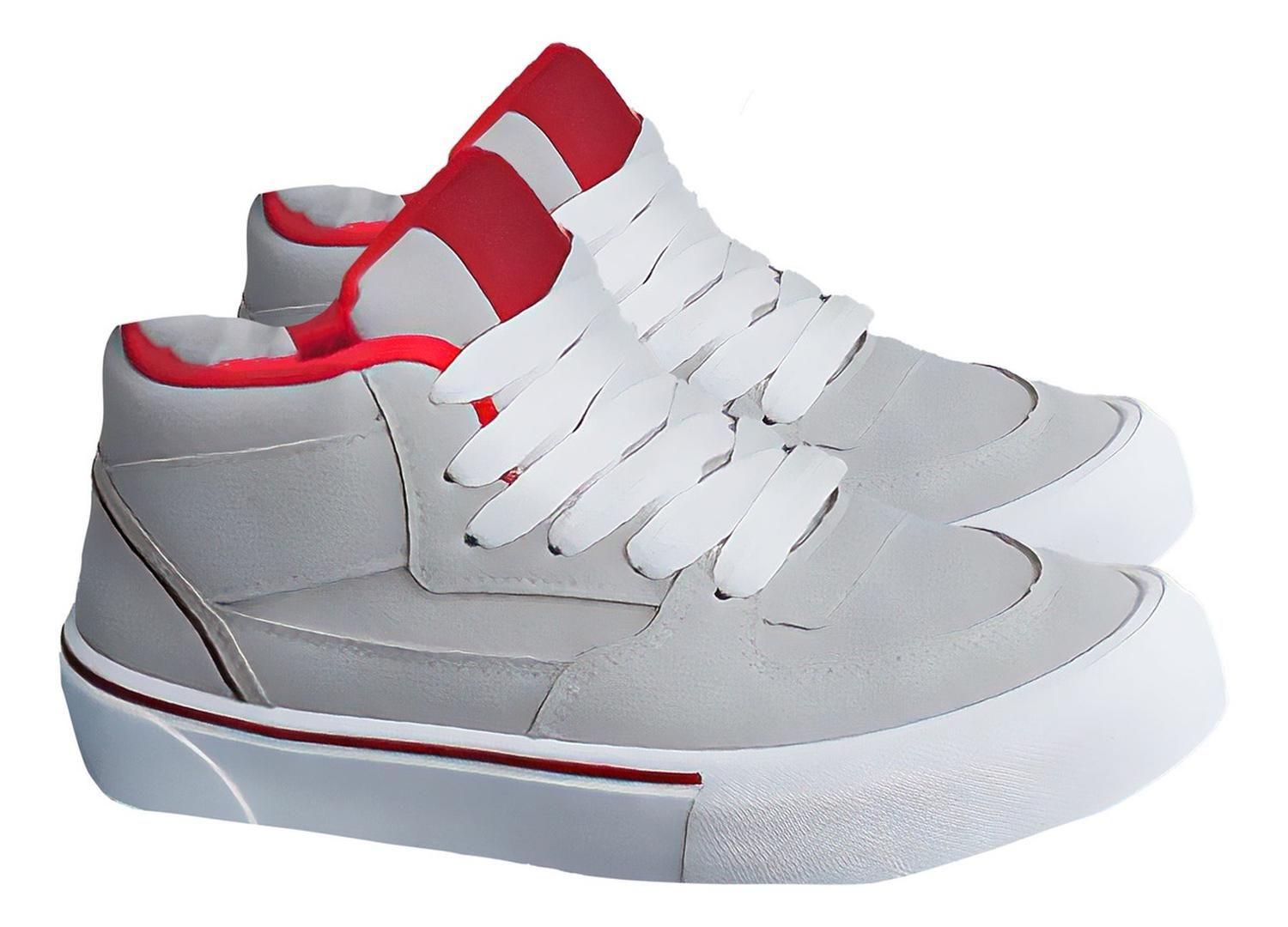 Zapatillas Juvenil Hombre Mujer Urbano Skate Caña Alta 7630-2