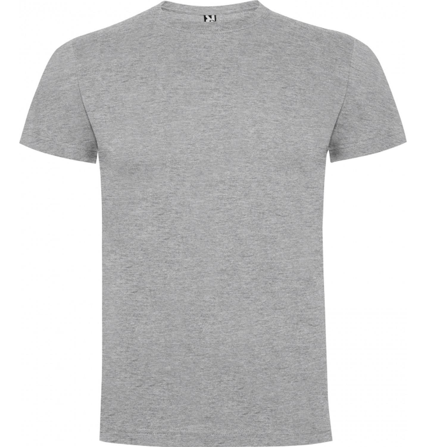 Polera Dogo Premium Manga Corta Color Gris Para Niños Niñas-0