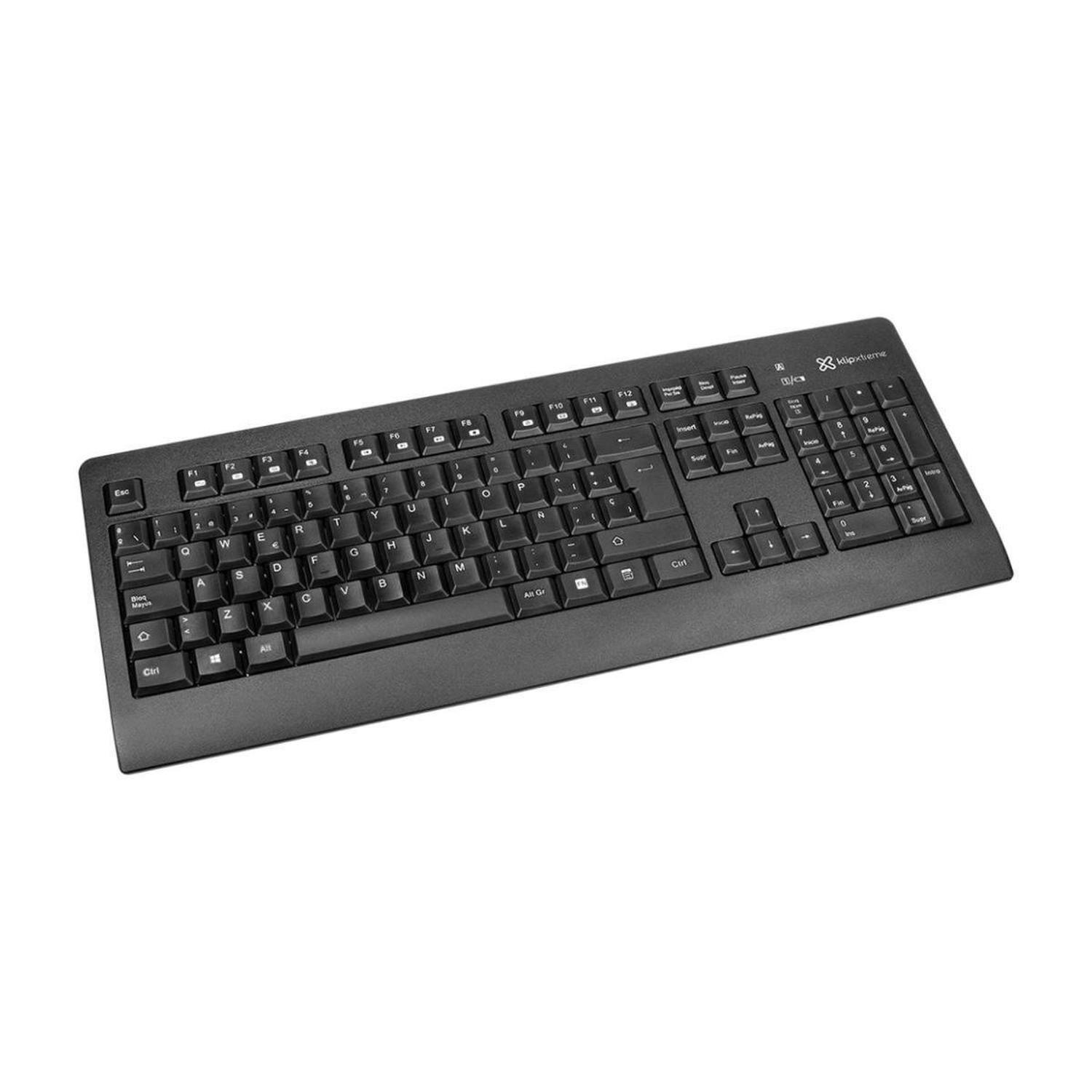 Kit Teclado y Mouse Inalambrico Español KlipXtreme KCK-265S-2