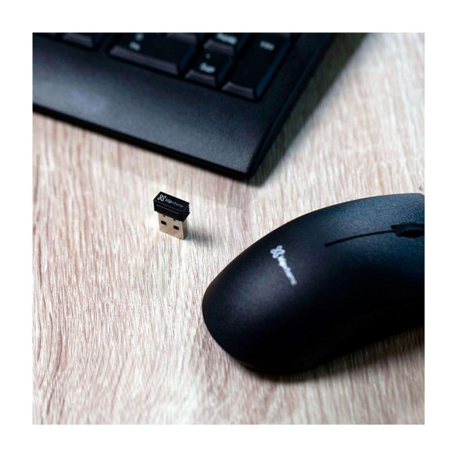 Kit Teclado y Mouse Inalambrico Español KlipXtreme KCK-265S-6