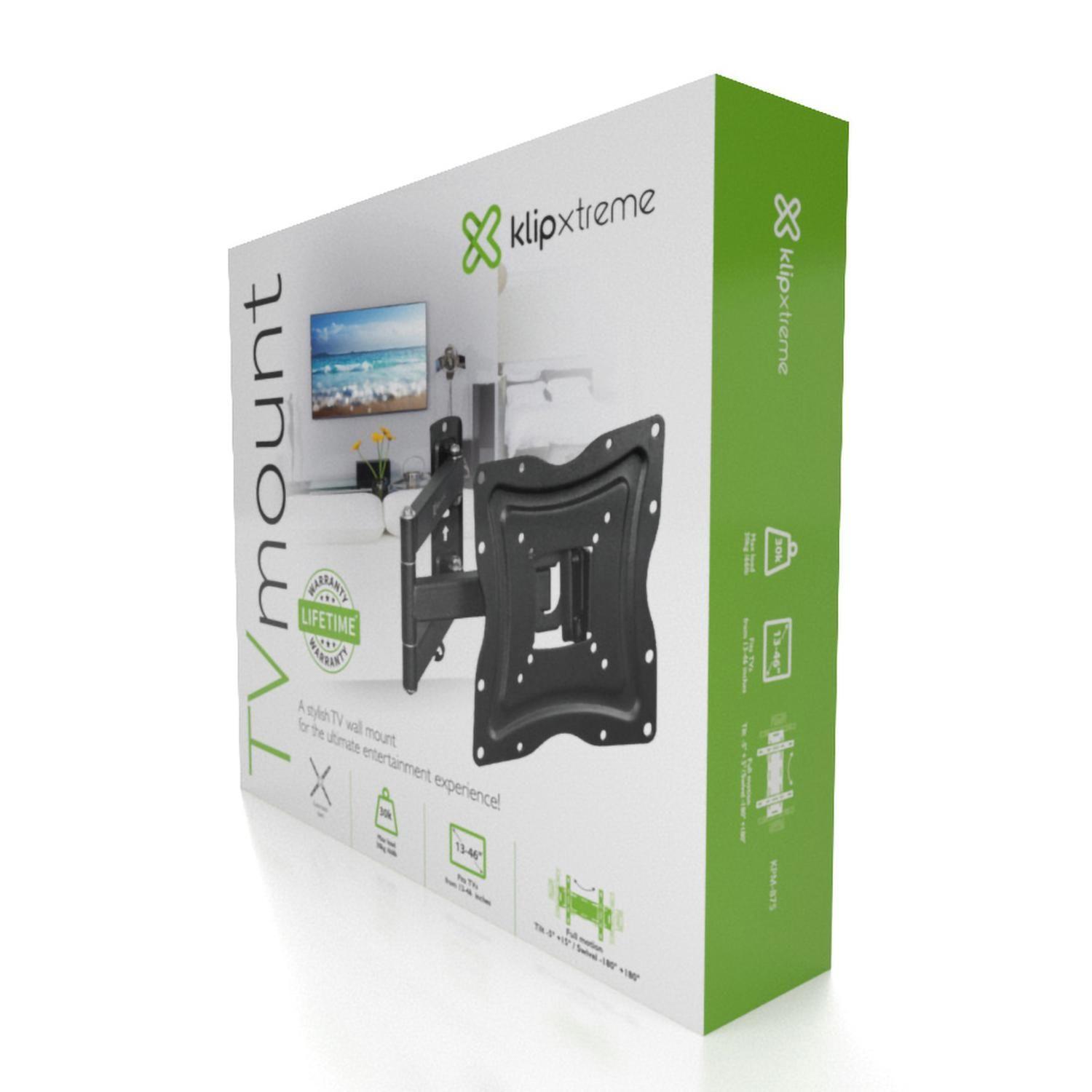 Soporte LED 13' a 46' Artic Hasta 35Kg KlipXtreme KPM-875 Negro-9