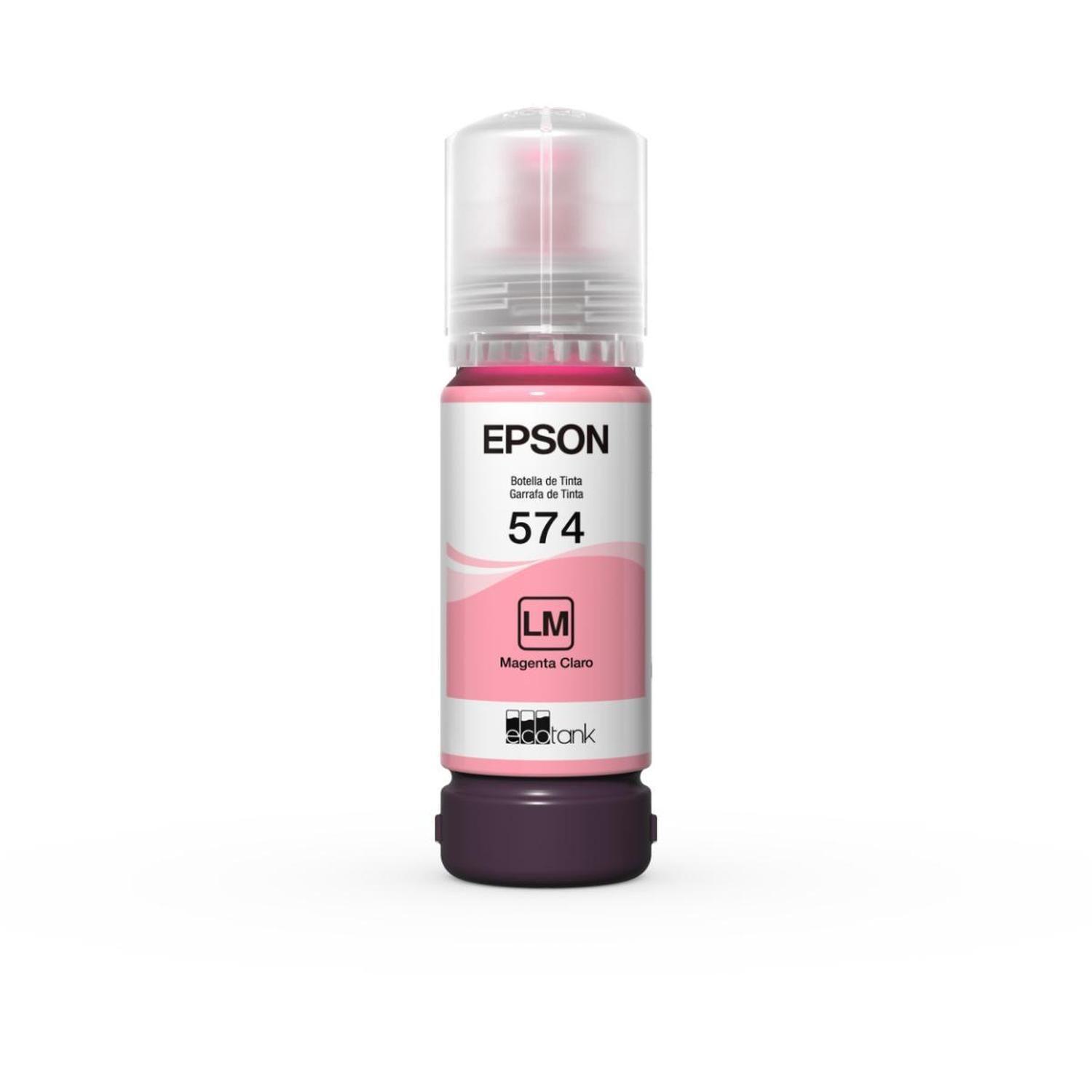 Botella De Tinta Epson T574 Magenta Light-4