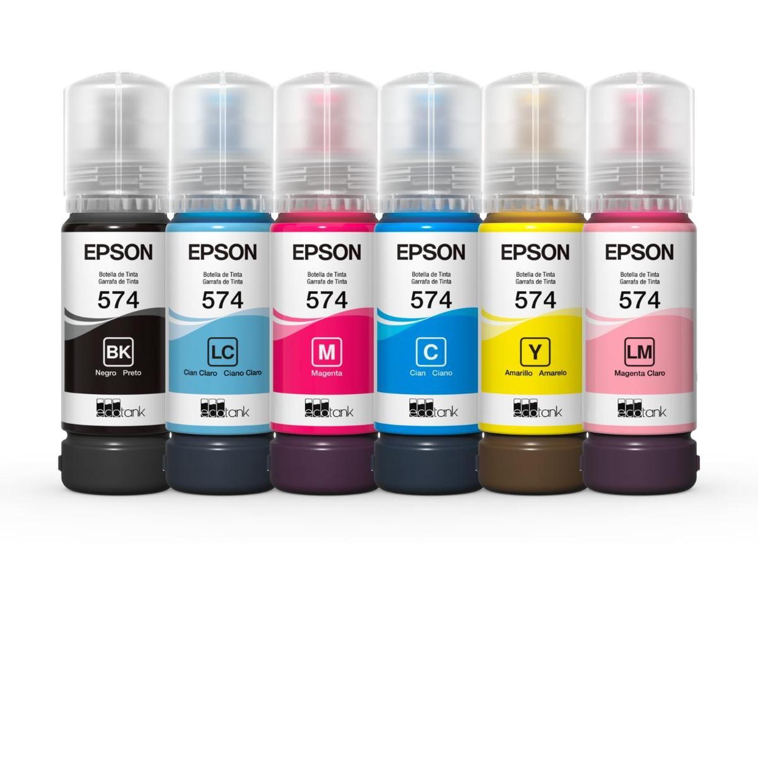 Botella De Tinta Epson T574 Magenta Light-6