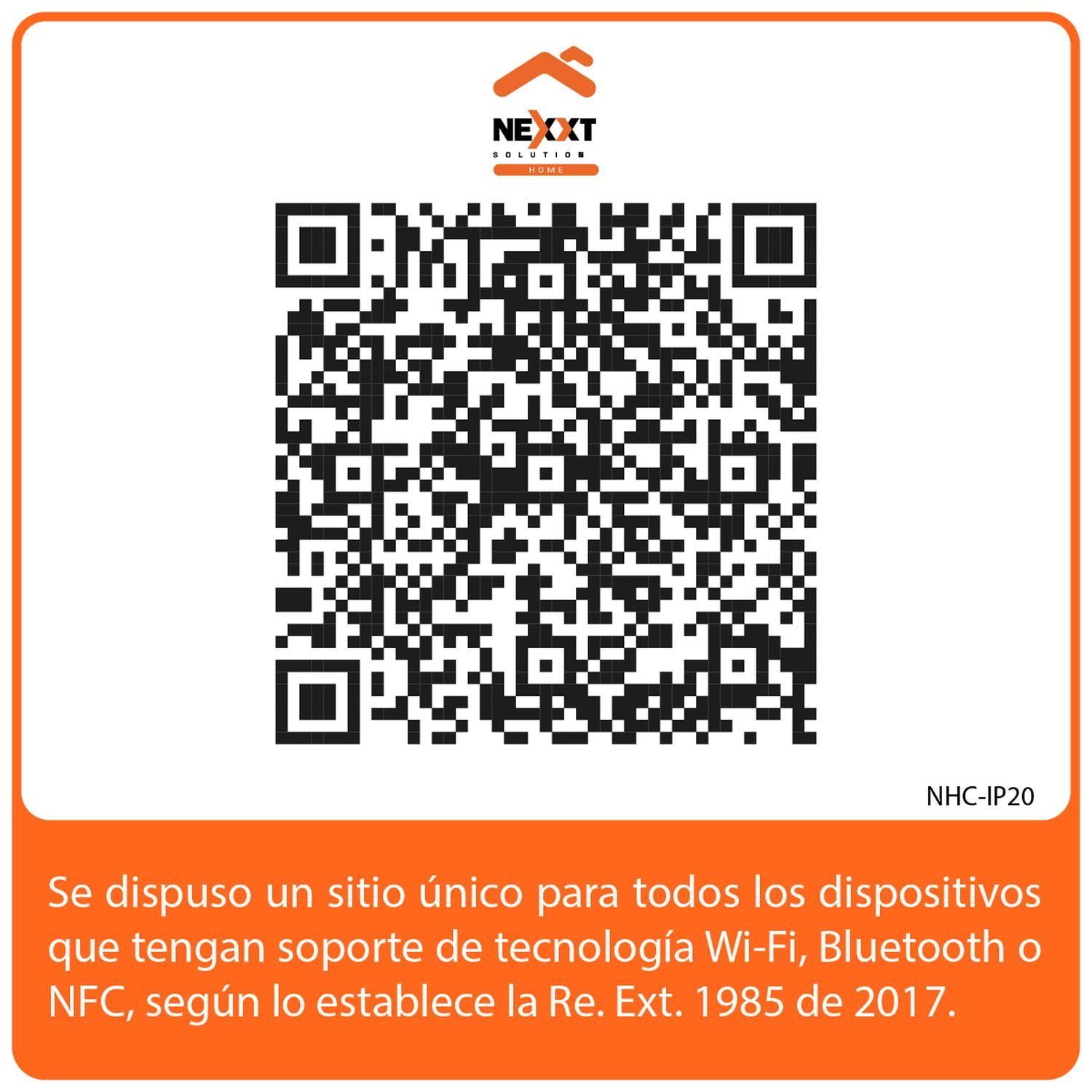 Cámara Wi-Fi interior Nexxt doble Via-5